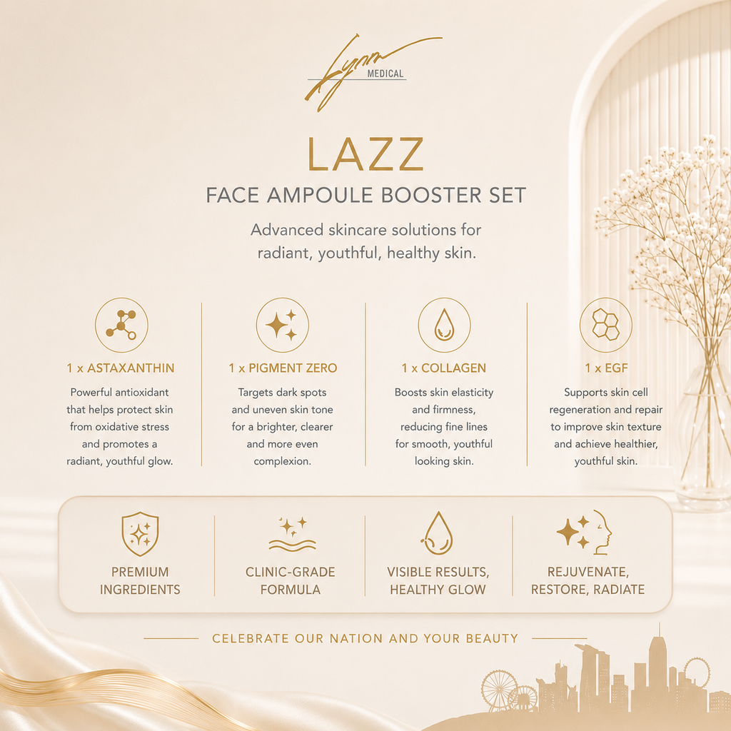 🇸🇬 NATIONAL DAY PROMO [BUY1GET1FREE] Lazz Aesthetic Lynn Medical Ampoule